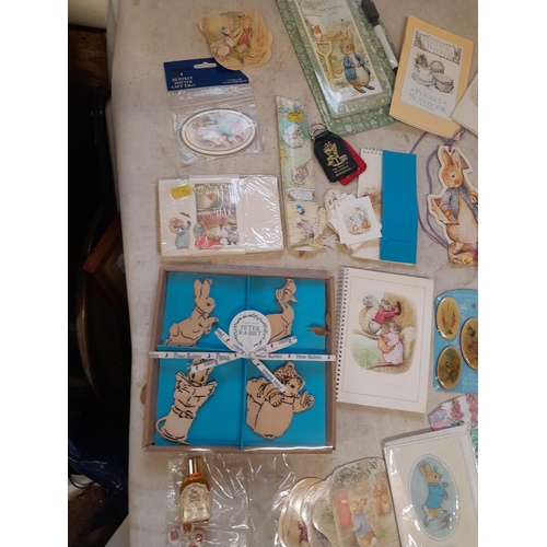 31 - Assorted Beatrix Potter and World of Peter Rabbit collectables : paper ephemera, some new and sealed... 