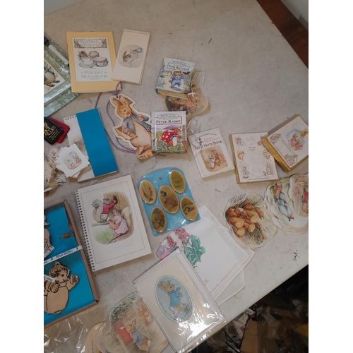 31 - Assorted Beatrix Potter and World of Peter Rabbit collectables : paper ephemera, some new and sealed... 