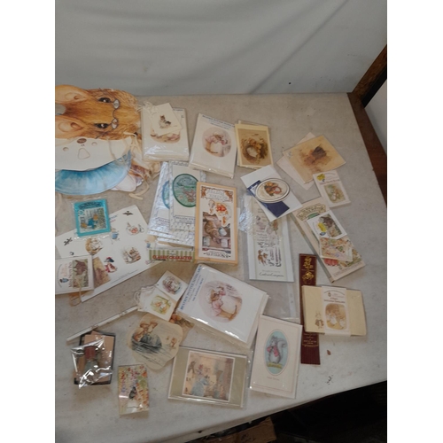 32 - Assorted Beatrix Potter and World of Peter Rabbit collectables : paper ephemera, some new and sealed... 