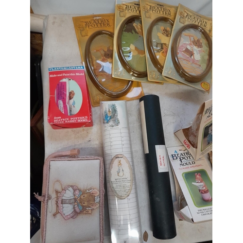 37 - Assorted Beatrix Potter and World of Peter Rabbit collectables : paper ephemera, some new and sealed... 