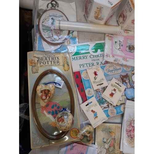 38 - Assorted Beatrix Potter and World of Peter Rabbit collectables : paper ephemera, some new and sealed... 