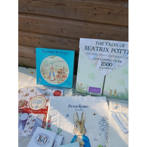 46 - Beatrix Potter and World of Peter Rabbit jigsaw, toy, crafting etc.