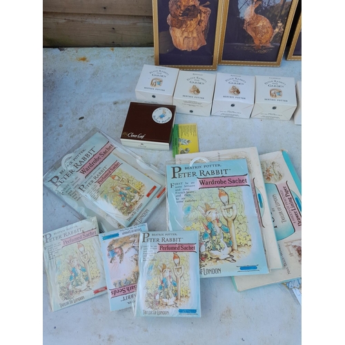 47 - Beatrix Potter and World of Peter Rabbit Collectables : pictures , places mats and related items (so... 