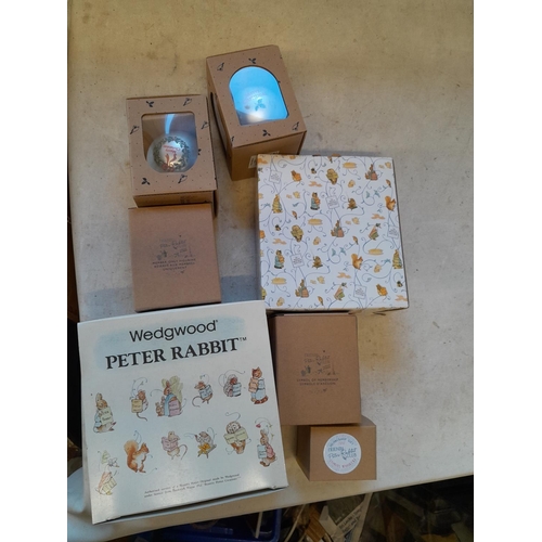 49 - Beatrix Potter and World of Peter Rabbit Collectables :  Christmas tree decorations, boxed items , W... 