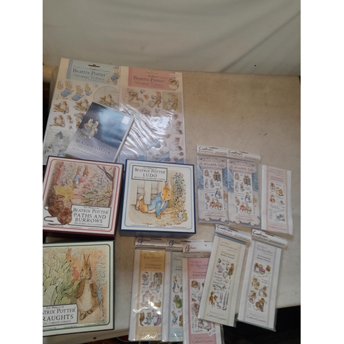 53 - Beatrix Potter and World of Peter Rabbit games and related items including empty boxes