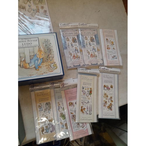 53 - Beatrix Potter and World of Peter Rabbit games and related items including empty boxes