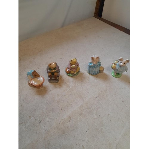 57 - 5 x Beswick Beatrix Potter figures, all in good order, not boxed, all brown backstamp