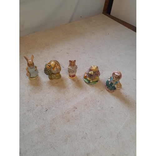 58 - 5 x Beswick Beatrix Potter figures, all in good order, not boxed, all brown backstamp