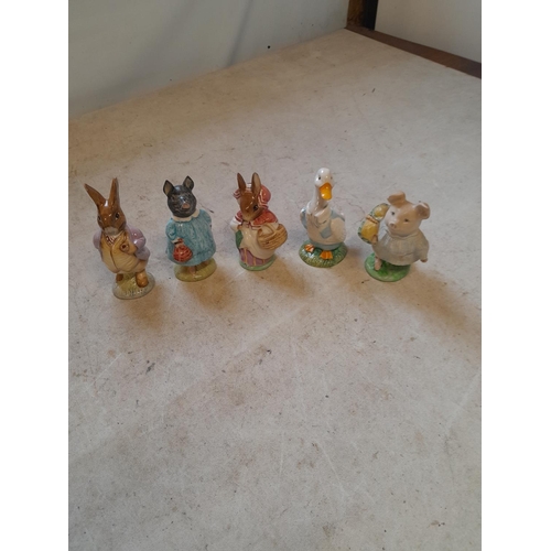 60 - 5 x Beswick Beatrix Potter figures, all in good order, not boxed, all brown backstamp