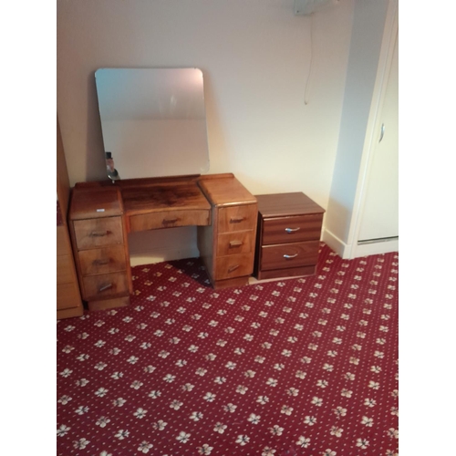 24 - Melamine furniture and dressing table and mirror