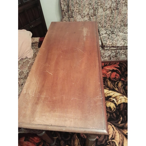 39 - Victorian mahogany hall side table