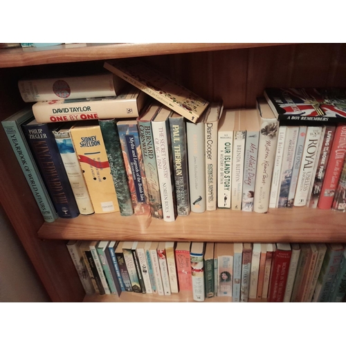 52 - 6 x shelves of mixed themed books