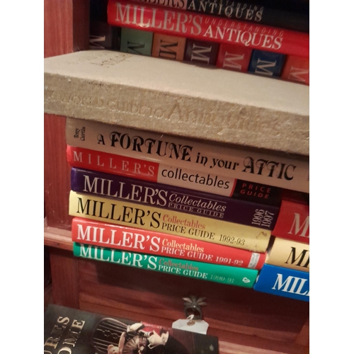 56 - Multithematic collection of hardback books, Millers, antiques and other interest, BRING BOXES