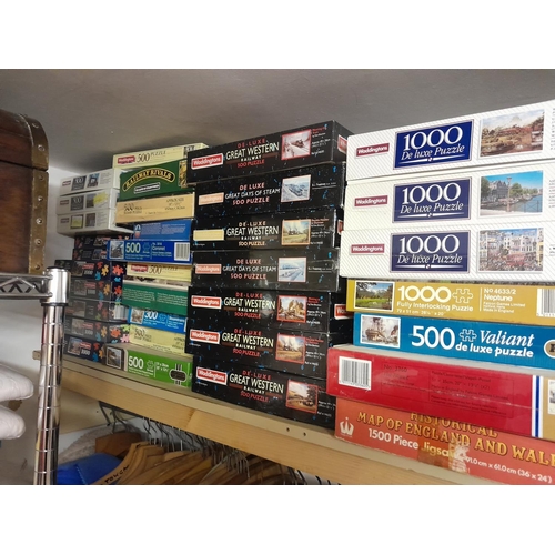 66 - new and sealed and other jigsaws some with railway interest