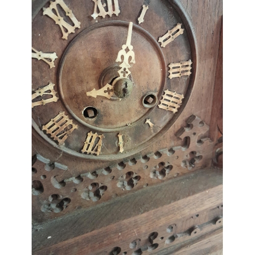 68 - Vintage cuckoo clock and key, for restoration