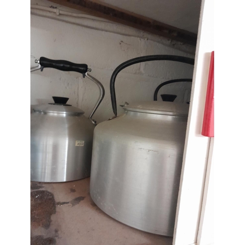 73 - Assorted AGA type kettles