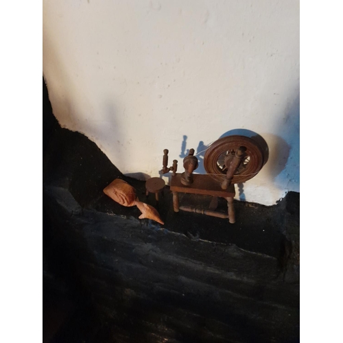 58 - Carved wooden wall plaques, brass cannons and other ornaments