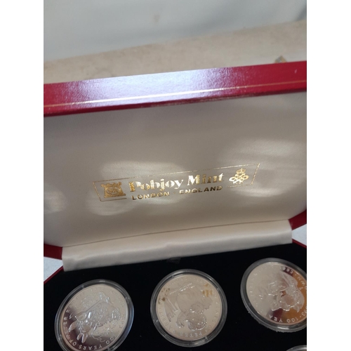 107 - World of Beatrix Potter and Peter Rabbit collectables : Coins : Pobjoy Gibraltar 1993 silver proof C... 