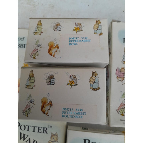 121 - World of Beatrix Potter and Peter Rabbit collectables : Wedgwood ceramics boxed