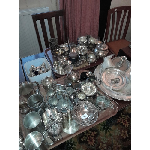 118 - Assorted silver plated ware