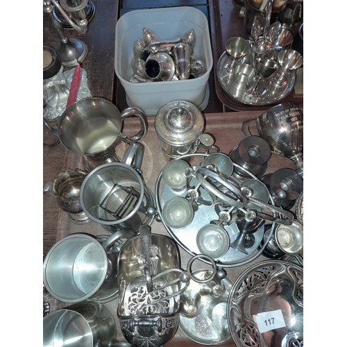 118 - Assorted silver plated ware