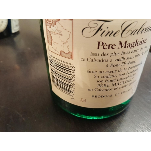 129 - Bottle of unopened  Pere Magloire Carte Jeune Calvados in box of issue, little ullage