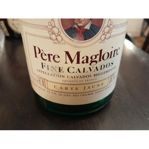 129 - Bottle of unopened  Pere Magloire Carte Jeune Calvados in box of issue, little ullage