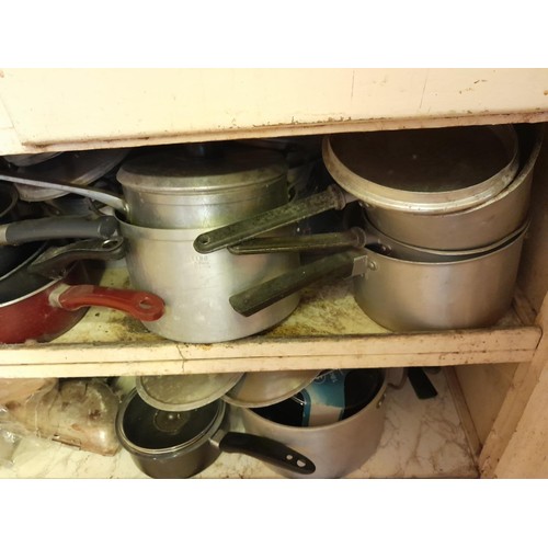 90 - Catering pots and pans and related items