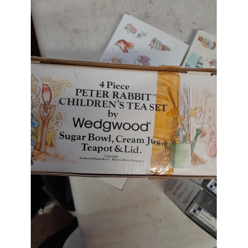 137 - World of Beatrix Potter and Peter Rabbit collectables : Boxed Wedgwood ceramics,