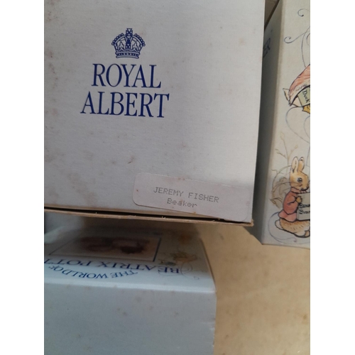 152 - World of Beatrix Potter and Peter Rabbit collectables : Boxed Royal Albert ceramics