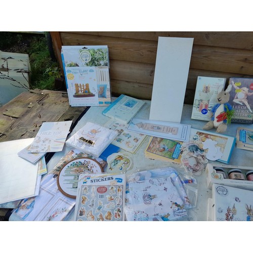 169 - World of Beatrix Potter and Peter Rabbit collectables : Large array of New old stock stationary, sta... 