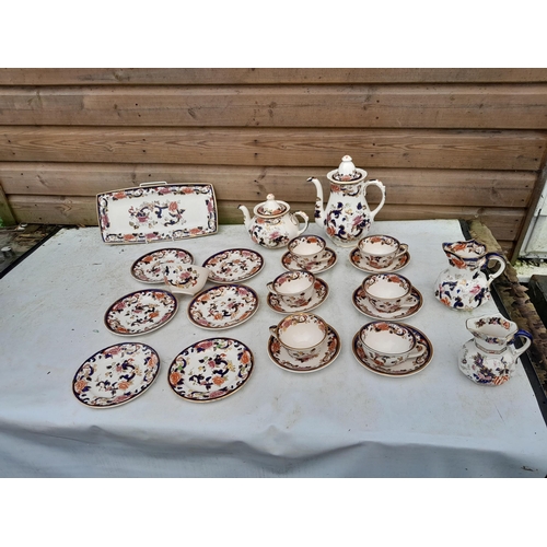 45 - Masons Mandalay tea ware, sandwich plate etc. in good order, some light crazing