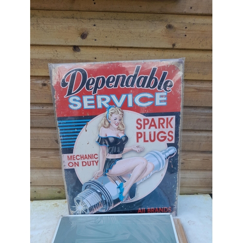 58 - Vintage STYLE advertising sign 50 cms x 70 cms