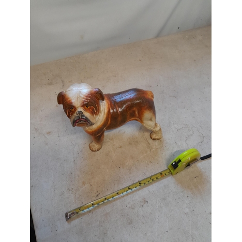 77 - Cast iron bulldog ornament