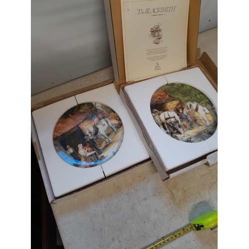 80 - Royal Doulton collectors plates x 3 boxed with certs.