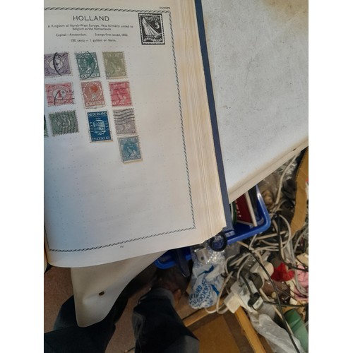 83 - 2 x sparsely filled albums of 20th century stamps of the world