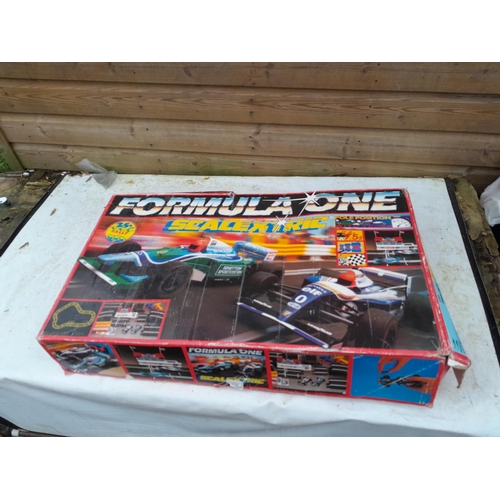 92 - Scalextric in box of issue with two boxed cars