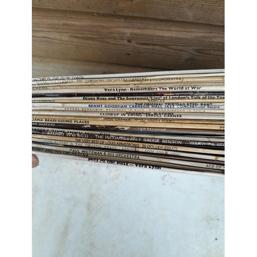 98 - Assorted vinyl record albums : jazz, easy listening and others