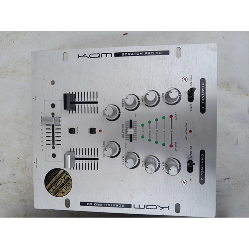 107 - KCM 400 mixer & KCM Scratch Pro 50 DJ mixer