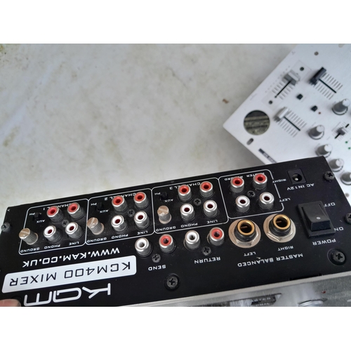 107 - KCM 400 mixer & KCM Scratch Pro 50 DJ mixer