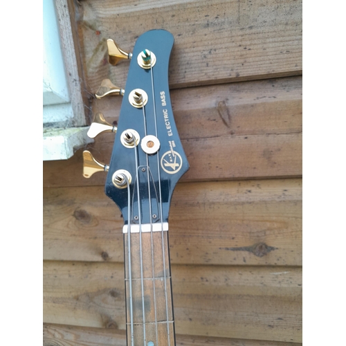 131 - Vintage Kay fretless electric bass guitar WO 21184