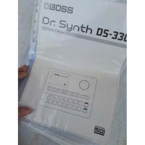 141 - Boss Dr Synth DS 330 with instructions