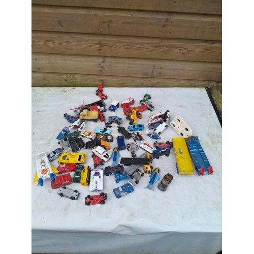 165 - Die cast oy cars, various makers all play worn