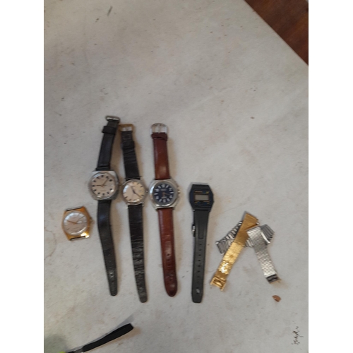 246 - Vintage Saxon and Timex wristwatches