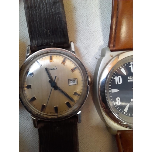 246 - Vintage Saxon and Timex wristwatches