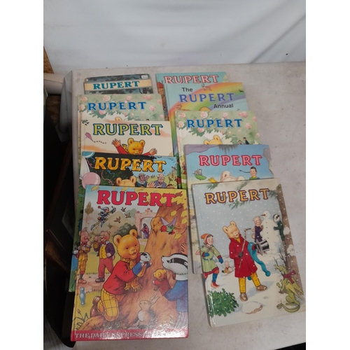 304 - Various Rupert Bear Annuals from 1970s onwards