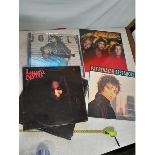 309 - Various vinyl record albums : Siouxsie and Banshees , Japan,  Bob Marley , etc.