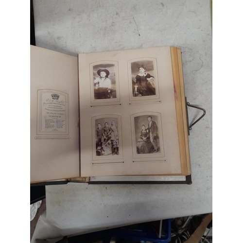 1A - Loosely bound Edwardian album of black and white family photographs