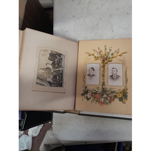 1A - Loosely bound Edwardian album of black and white family photographs