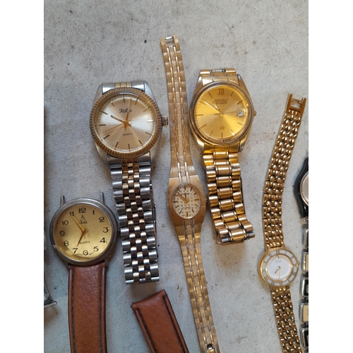 24 - Collection of modern and vintage wristwatches : Sekonda etc.